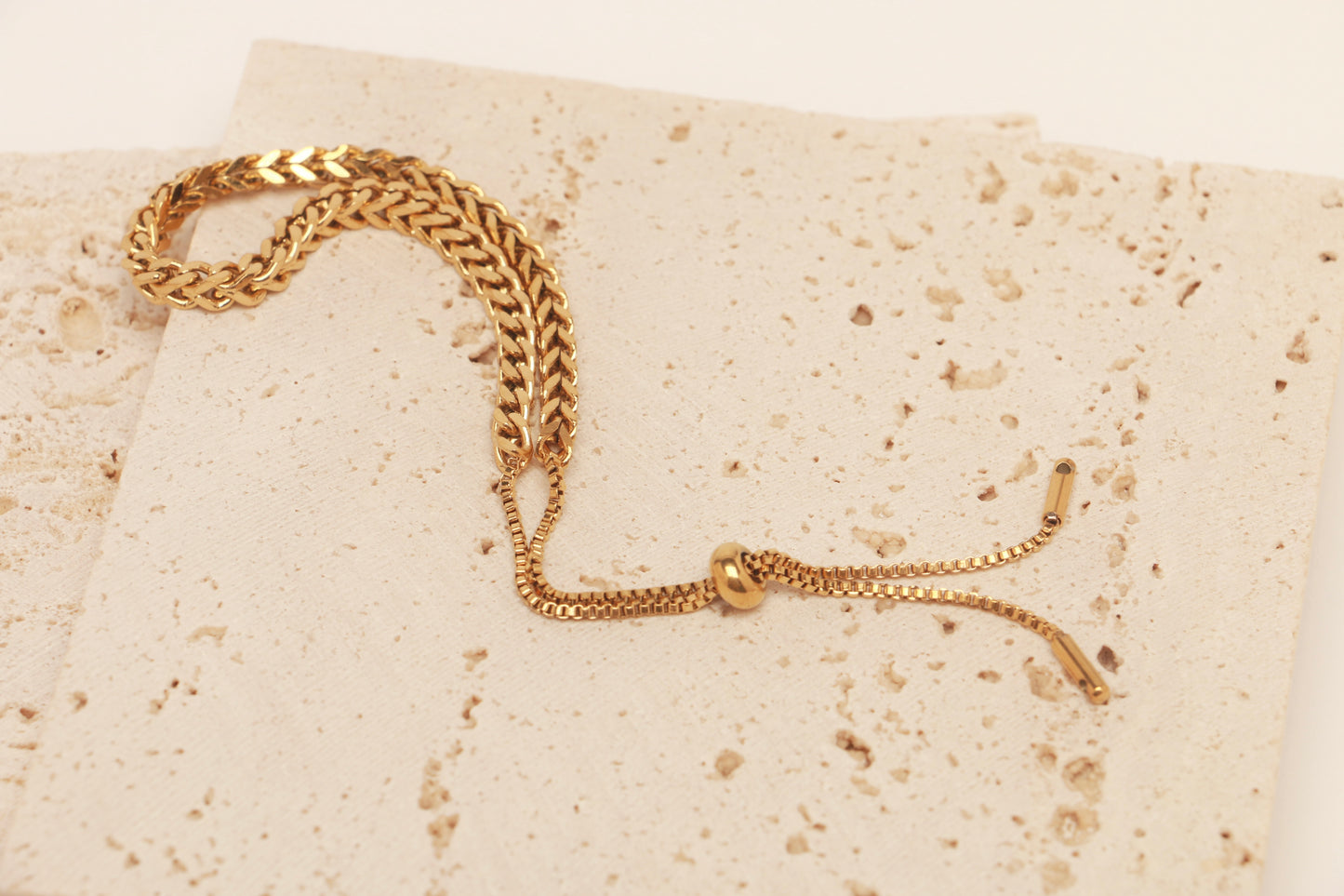 Golden Cascade Bracelet