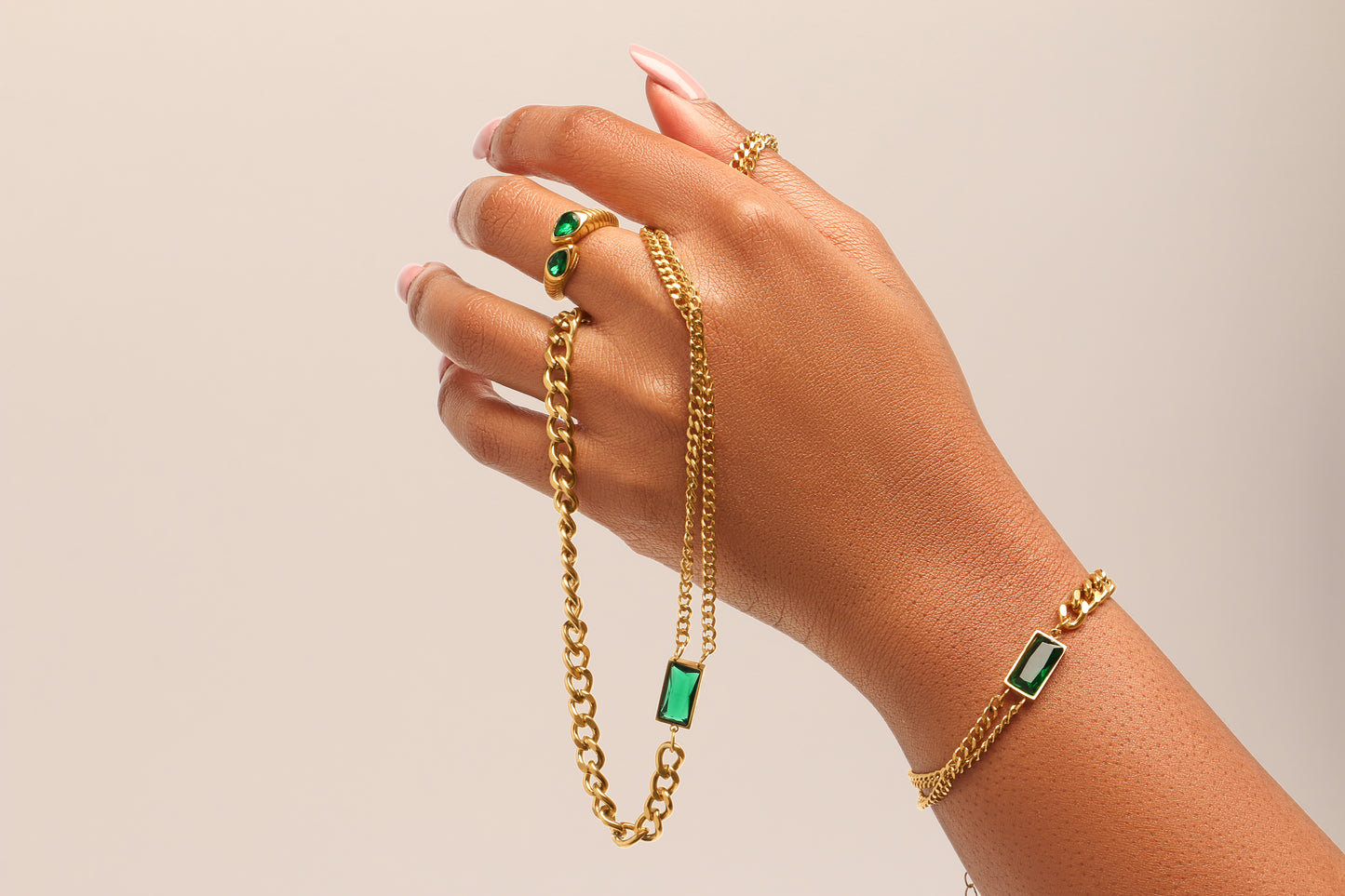 Naoko Verdant Ophis Ring
