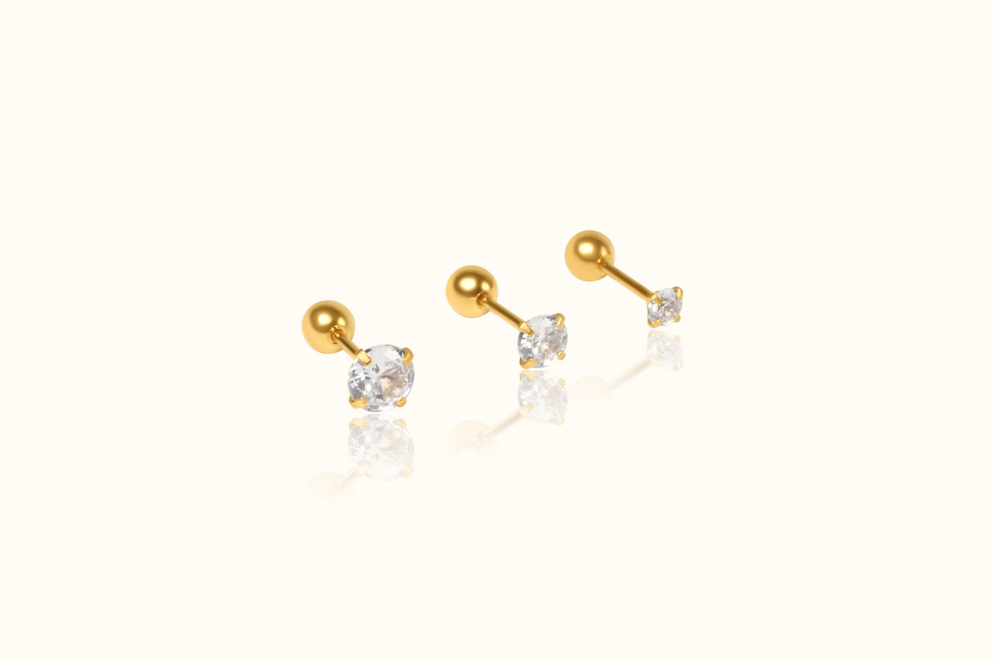 Lorelai Celestial Spark Studs Trio