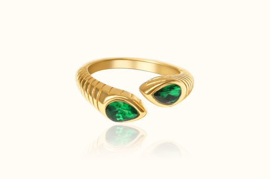 Naoko Verdant Ophis Ring